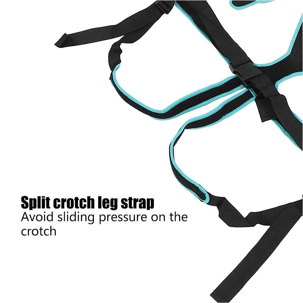 Wheelchair Restraint Strap, Soft Breathable Tightness Adjustable Elderly Wheelchair Belt for Elderly Patient Disabled