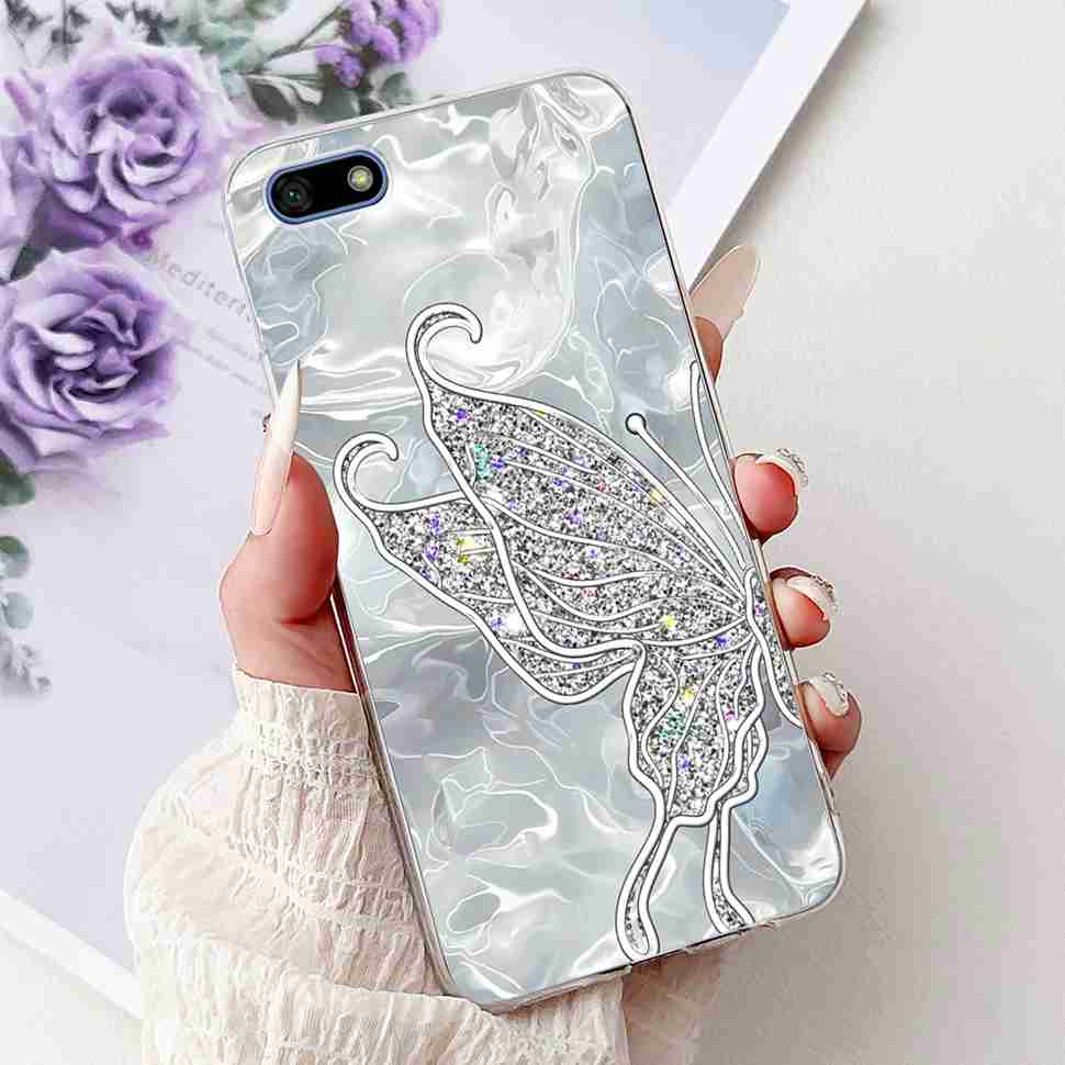 For Huawei Y5 2018 5.45" Case Fashion Butterfly Cute Cat Soft Silicone TPU Cover For Huawei y5 Y5 Prime 2018 DRA-LX2 Phone Cases