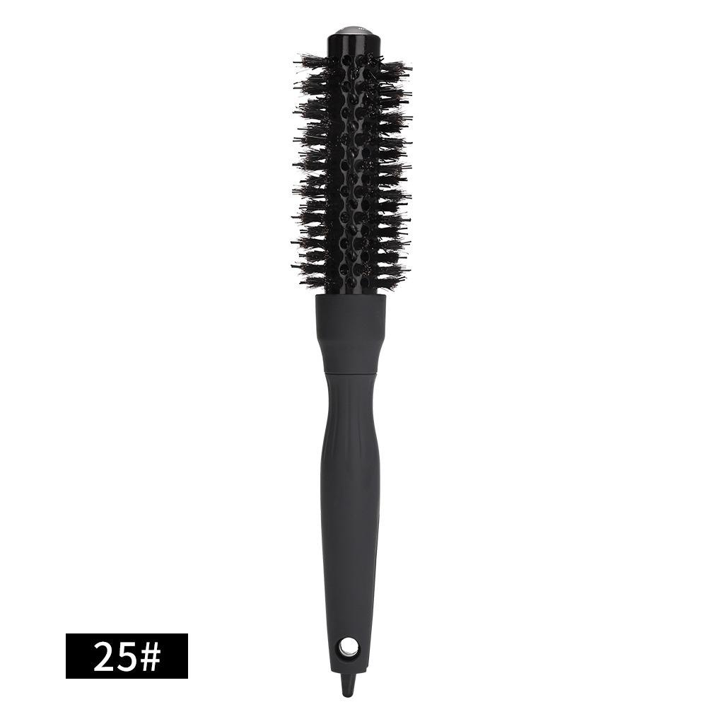 with Pointed Tail Straight Twill Hair Comb Round Barrel Hair Curling Brush Men/Women