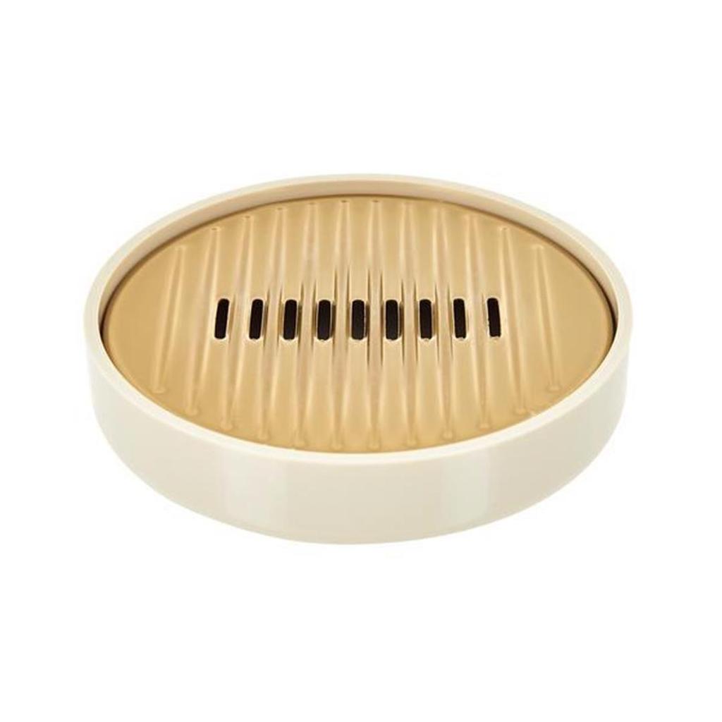 Primanova Leno Набор для ванной комнаты из 5 предметов с золотым покрытием, бежевый