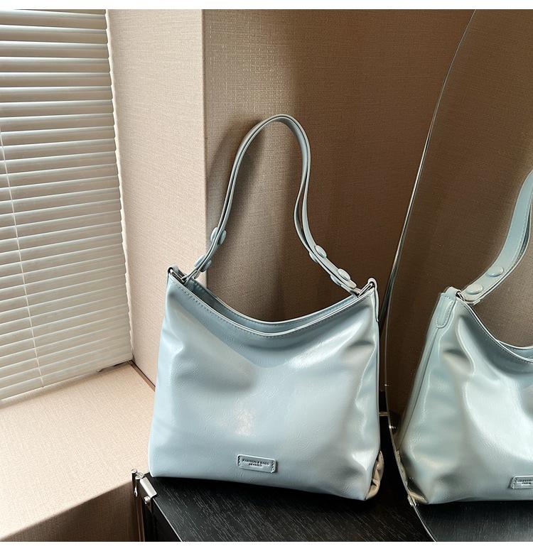 Женская студенческая сумка, сумка-тоут для поездок на работу, кроссбоди, большой вместимости, новая, простая, универсальная, на плечо