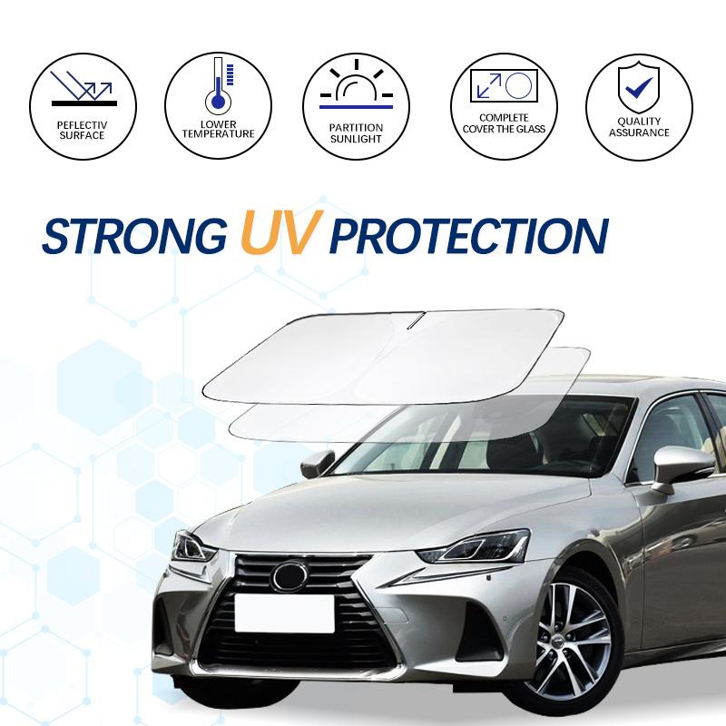 For Lexus IS 2006-2022 IS250 IS300 350 Windshield Sun Shade Sunshade Sun Visor Protector Foldable Blocks UV Rays Keep Car Cooler EK6