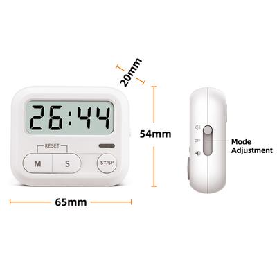 Цифровой таймер продуктивности Визуальная функция отсчета вверх/вниз Магнитные часы с подставкой и большим светодиодным дисплеем Мигающий Бесшумный