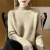 Women Sweater 100% Wool TIDENOVEL Turtleneck Knit Pullover Thick Winter Jumpers Female Knit Tops