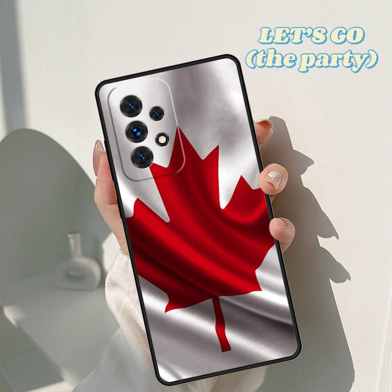 Canada Canadian Flag phone case For Samsung Galaxy A42 A31 A40 A51 A71 A32 A80 A91 A52 A72 A73 A20e A21S A50 A70 A11 A12 Cover
