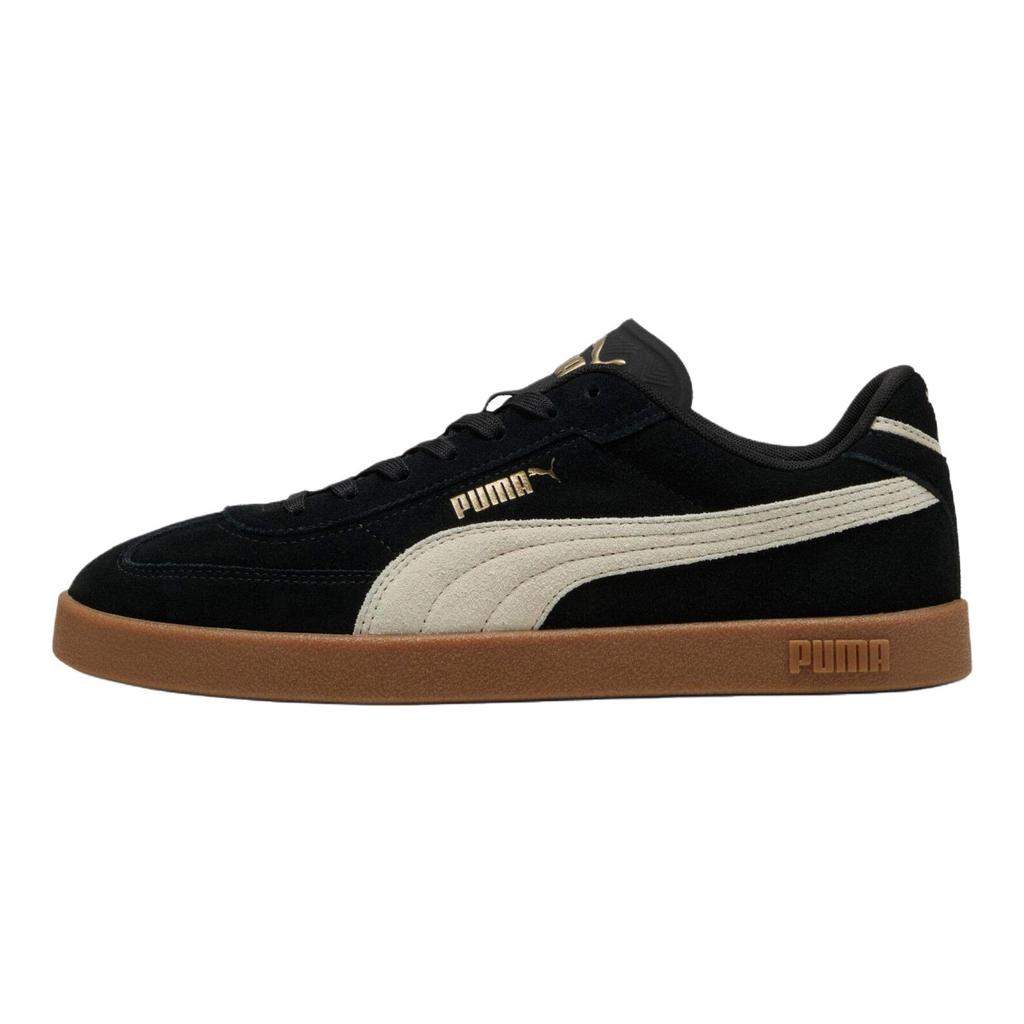 Puma Club II Era Замшевые Универсальные Удобные Низкие Кроссовки Унисекс Черный Коричневый 400717-01