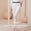 Women's Modal Silk Leggings: Thin, Basic, Warm Pants for Autumn and Winter - Solid Color Inner Wear Trousers