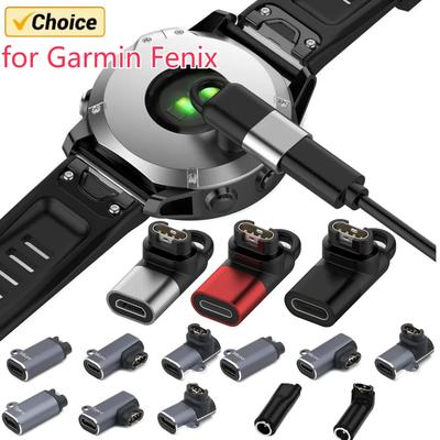 Тип C/Micro/ios USB Female to 4pin зарядный адаптер для Garmin Fenix 7/6/5 Instance 2S Venu 2 plus EPIX Watch зарядный конвертер