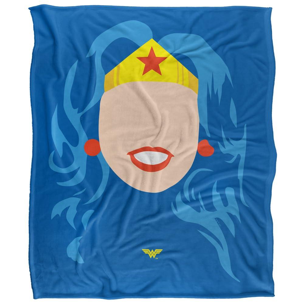 Wonder Woman Face Soft Touch Blanket