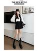 High-Waisted Corduroy Wool Pleated A-Line Skirt Pants for Women - Versatile Winter 2025 Fashion