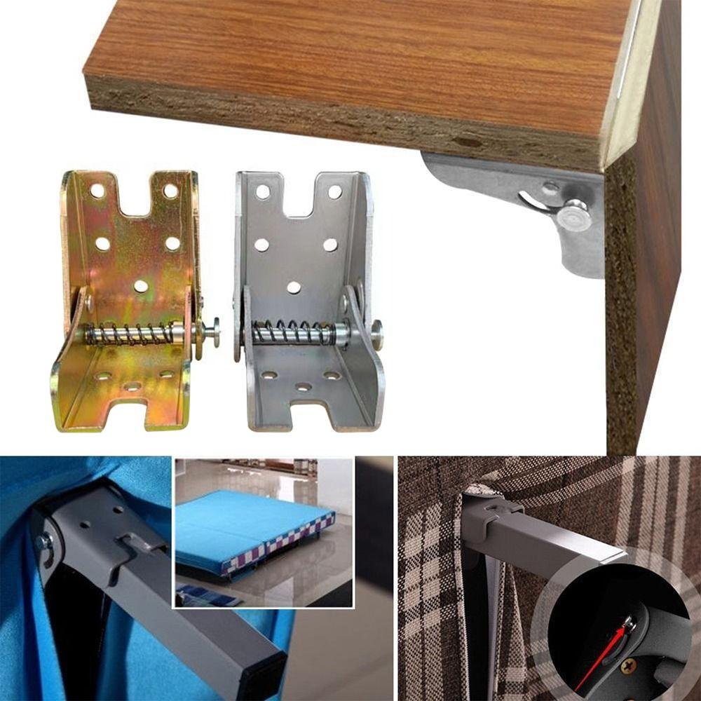 Extension Foldable Fold Feet Hinges Support Frame Table Leg Fittings Self-Locking Folding Hinge