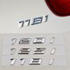 3D ABS Car Styling Logo 118i 120i 125i Badge Rear Trunk Emblem Sticker Decals For BMW 118i 120i 125i Auto Tail Accessories