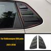 For VW POLO 2011- Rear Windows Triangle Blinds Cover Stickers Exterior Car Window Decoration Car Modification