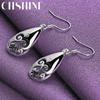 CHSHINE 925 Sterling Silver Water Drop Earrings For Women Fashion Charm Jewelry