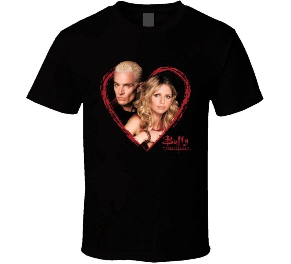 Buffy The Vampire Slayer Spike Graphic Tee Retro Love T-Shirt