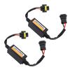 2Pcs LED Headlight Decoder Anti Flickering Harness Error Resistor Canceller Capacitor Canbus Decoder for Vehicle with