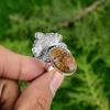 925 Sterling Silver Mariam Jasper Stone Trendy Daughter Birthday Unique New Ring