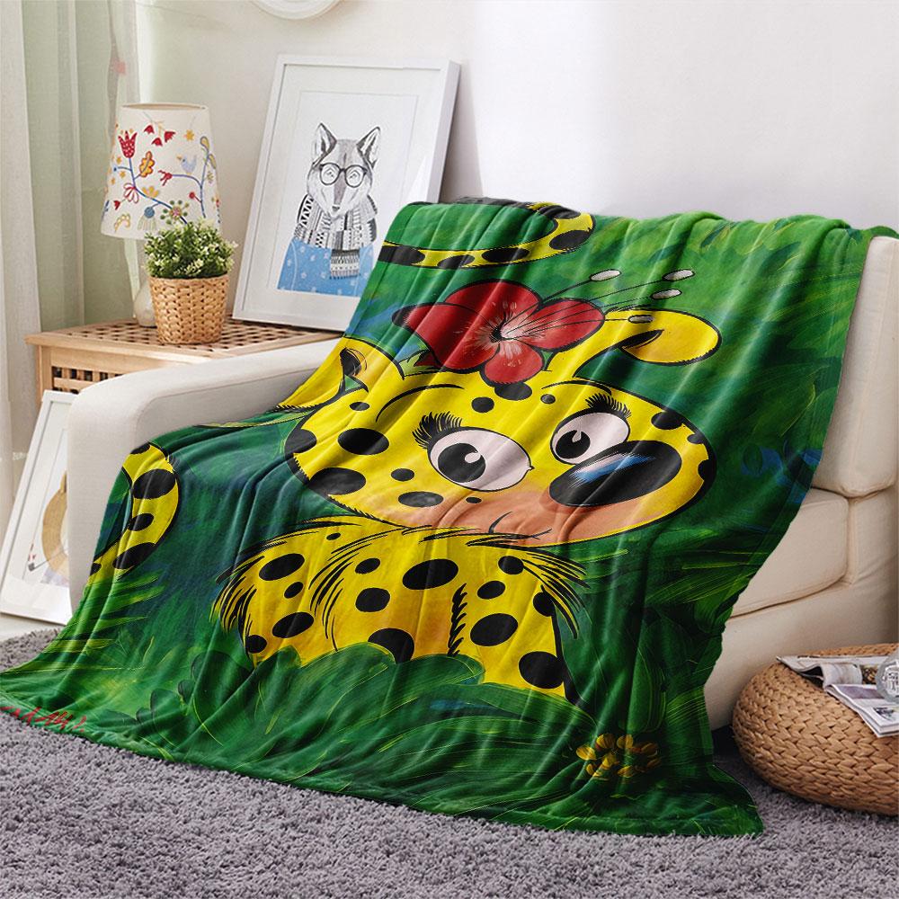 Marsupilami Blanket, High quality Comfortable for All Seasons, Home Decor, Warmth and Comfort