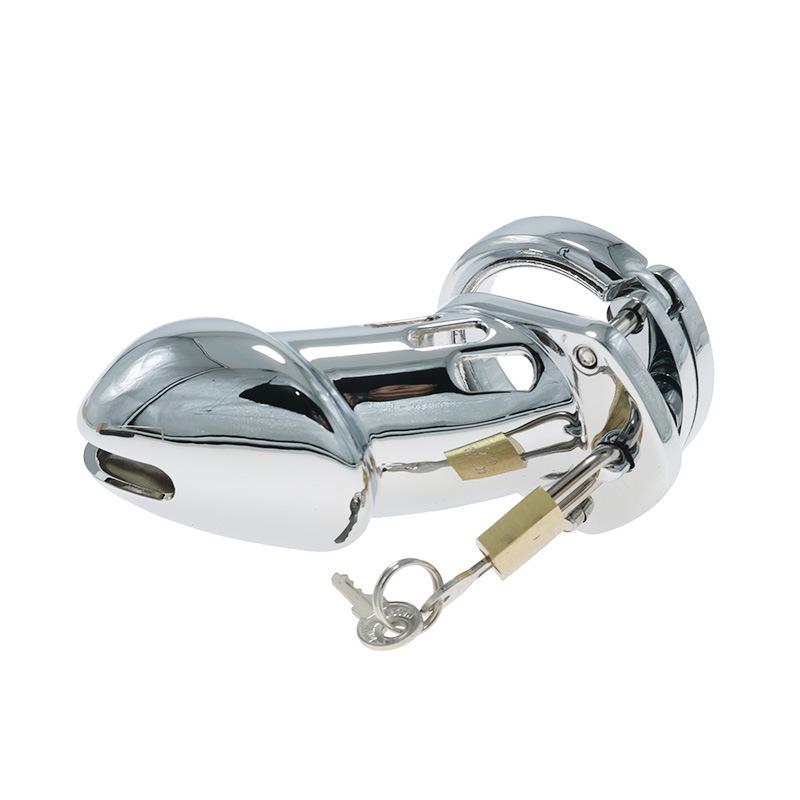 Металлический замок целомудрия CB очиститель целомудрия мужской износ клетка для пениса секс-инструмент SM раб обучение взрослые принадлежности