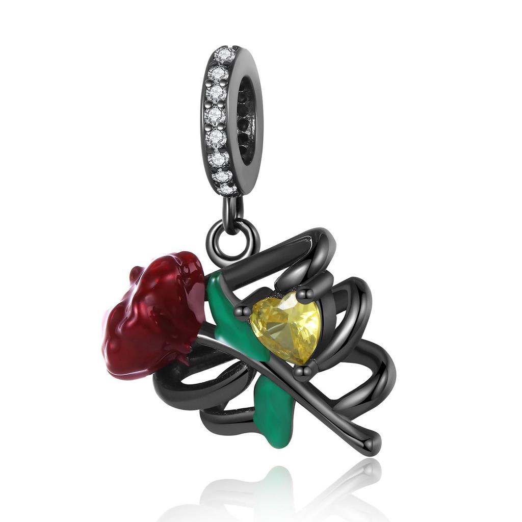 Фиолетовые подвески в виде совы, бусины из стерлингового серебра 925 пробы, милые кошки, собаки и подвески в форме сердца, подходят для браслета, сделай сам, женские оригинальные ювелирные изделия