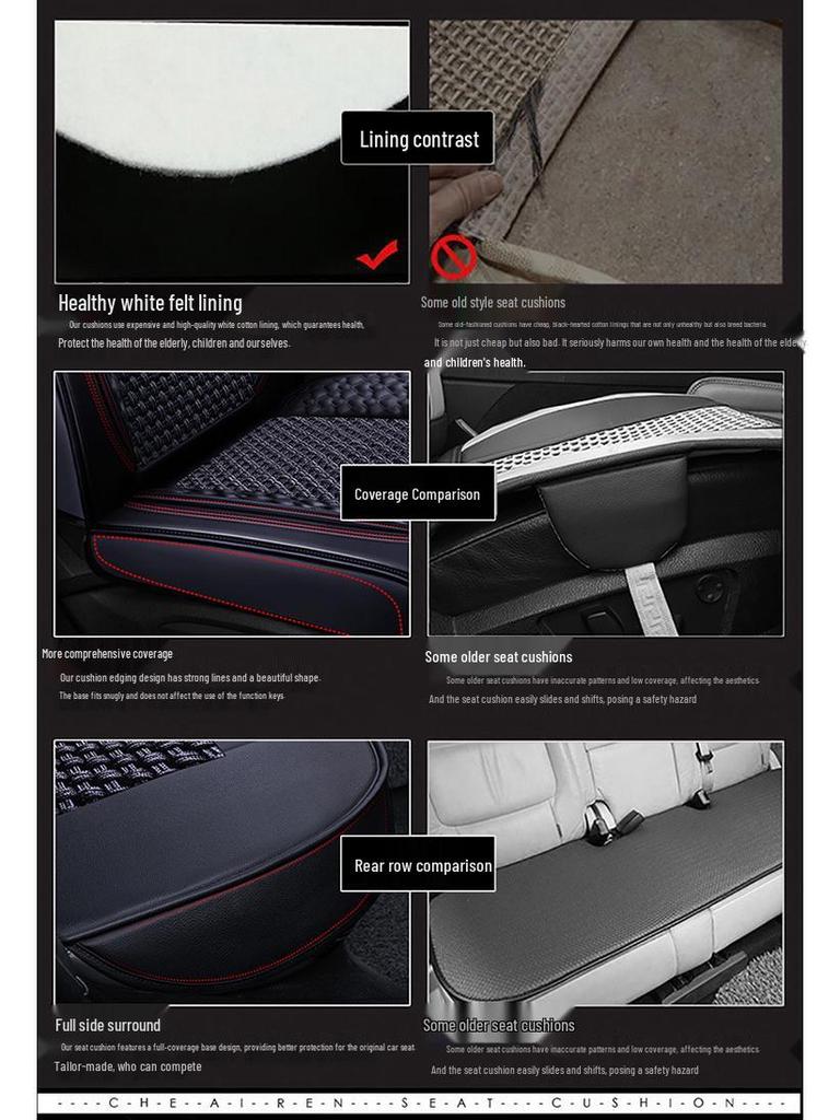 Dongfeng Jingyi & Fengshen Car Seat Cushions: X3, X5, Yixuan AX3, AX4, AX5, L60 - Four Seasons Seat Covers