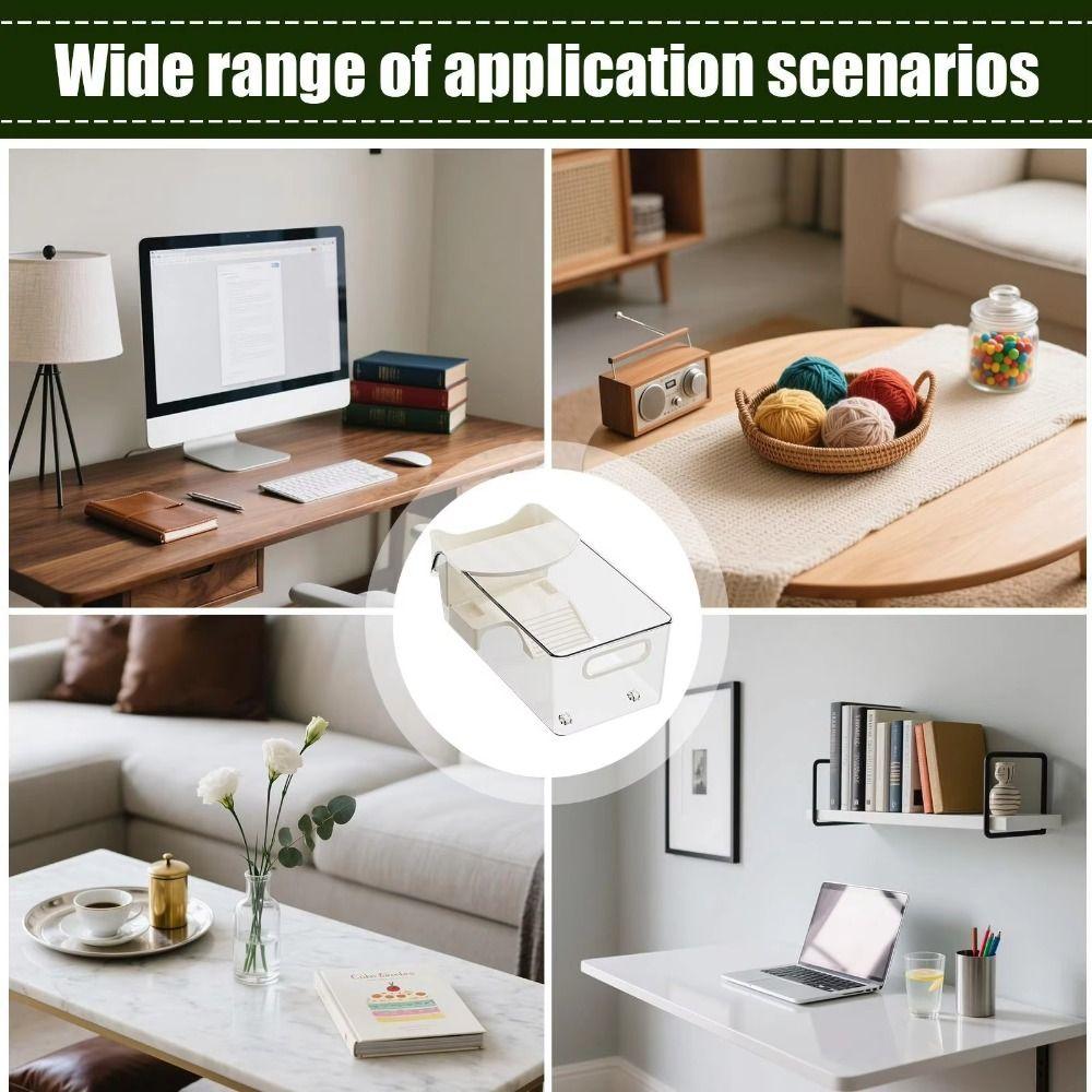 Basking Area Reptile Terrarium Transparent Turtle Breeding Box Crab Tank  Habitat