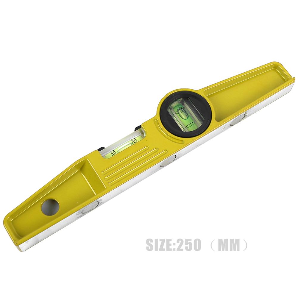 Two Lines Spirit Level Magnetic Aluminium Shell Portable Magnets Level Fall Protection Instruments for Medicine Industrial