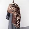 Leopard Print Scarf Thick Warm Fashion Double-sided Shawl Autumn Winter Scarves Bandana Wrap Neck Scarf Women Luxury Cachecol