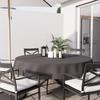 Nappe anti-tâches ronde 180 cm ALIX anthracite, par Soleil d'Ocre