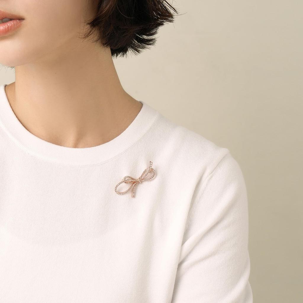 Ribbon Brooch VBMV4513 P2 [Vendome Boutique]