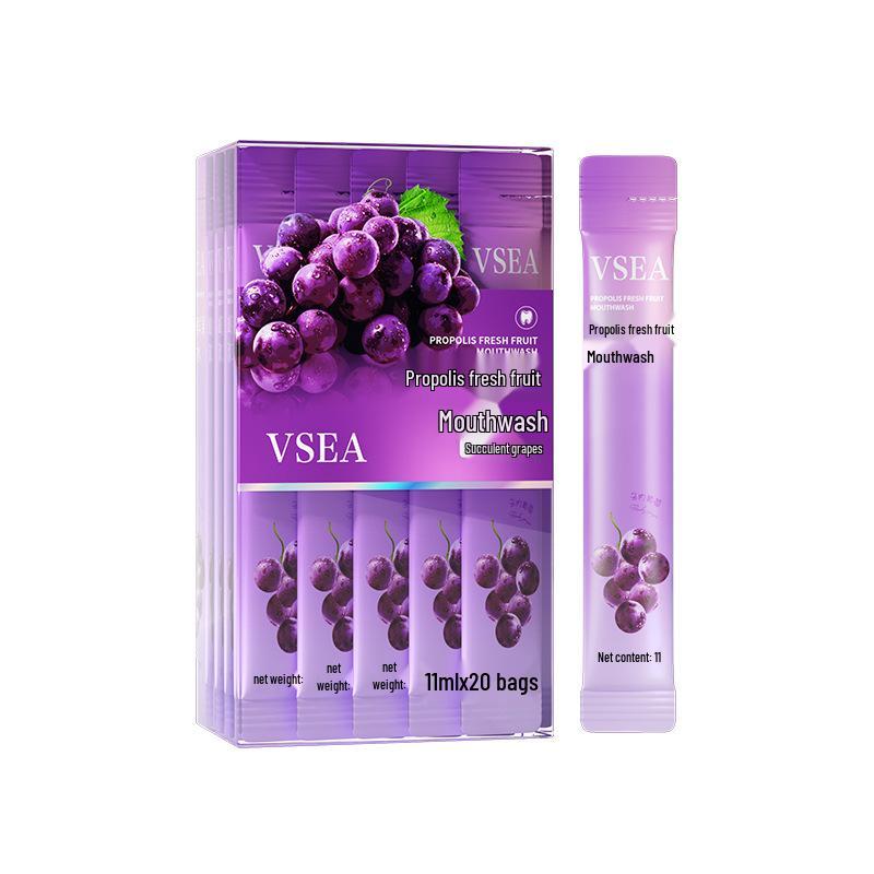 VSEA Мятный ополаскиватель для рта: Освежает дыхание, Отбеливает зубы, Удаление зубного налета, Одноразовый. Любимчик TikTok!