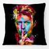 Oil Painting David Portraits Print Cushion Cover Music Gallery Art Decorative Sofa Throw Pillow Case