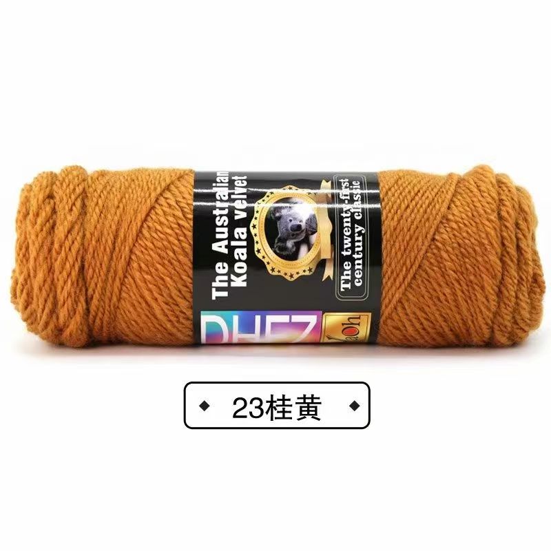 100G Wool Blended Koala Fleece Hand-knitted Medium Thick Yarn Rod Needle Thread Jacket Scarf DIY Knitting&Crocheting