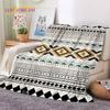 3D Lastest Nordic Turkish Bohemia Celt Soft Flannel Blankets,Throw Blanket Comfortable Blanket for Picnic Beds Sofa Home Bedroom