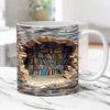 Library Bookshelf Mug 3D Novel Ceramic Cup 11oz Retro Art Style Coffee Cup Decorative Bookshelf Mug for Home Decor Comfortable Grip Tea Mug