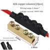 10/20/60A Brass Terminal Block with Heat Shrink Tubing Wire Connector Nut Kit  Automotive
