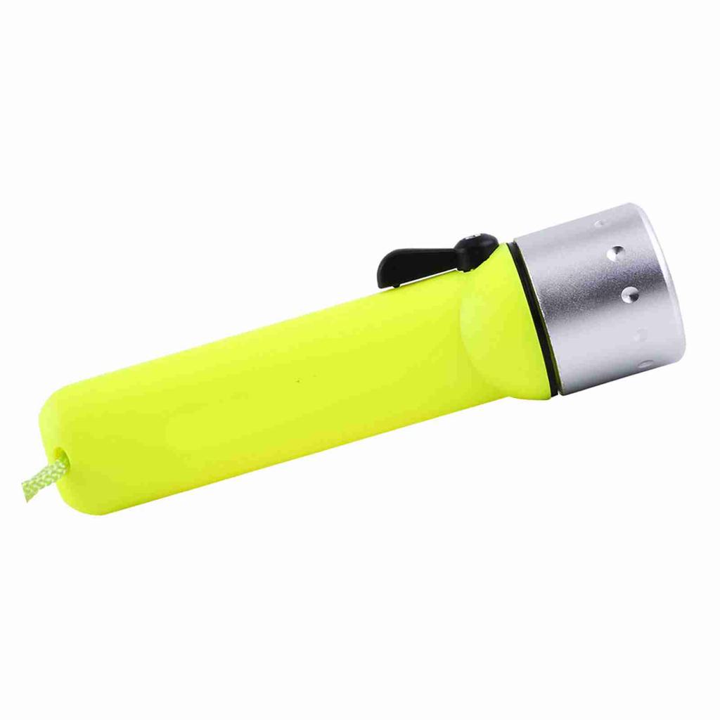 180LM светодиодный водонепроницаемый фонарь для дайвинга флуоресцентный зеленый подводный фонарь с ремешком на руку