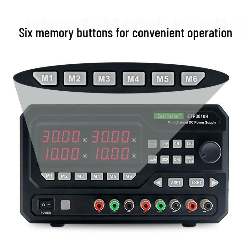 Zhongchuang Three-Channel DC Programmable Power Supply with SCPI Support
