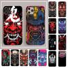 MaiYaCa Japanese Oni Hannya Samurai Demon Mask Phone Case for Iphone 13 11 12 Pro XS MAX 8 7 6 6S Plus X 5S SE 2020 XR Cover