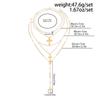Lacteo 4 Pcs/Set Bohemia Imitation Pearl Choker Necklace Women Vintage Creative Gold Color Cross Pendant Necklace Charm Jewelry