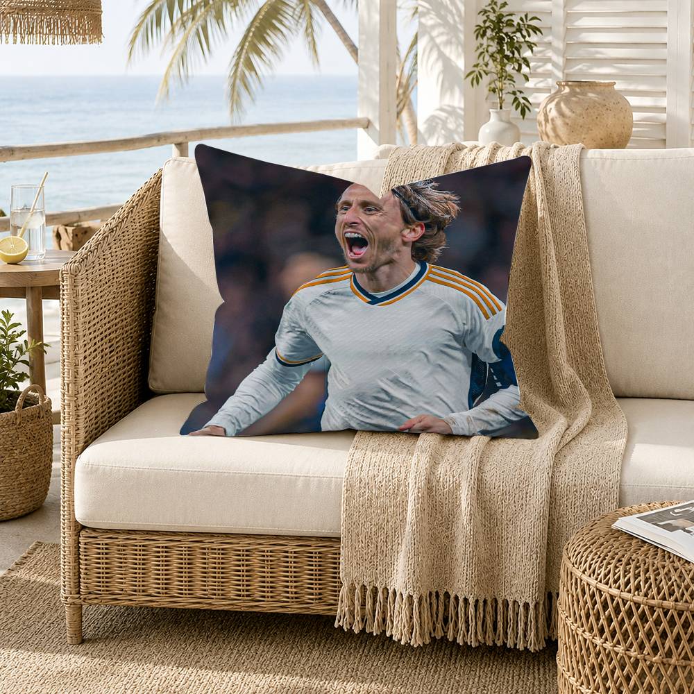 Luka Modric Pillow Case for Sofa Living Room Home office Decor Protective Cover