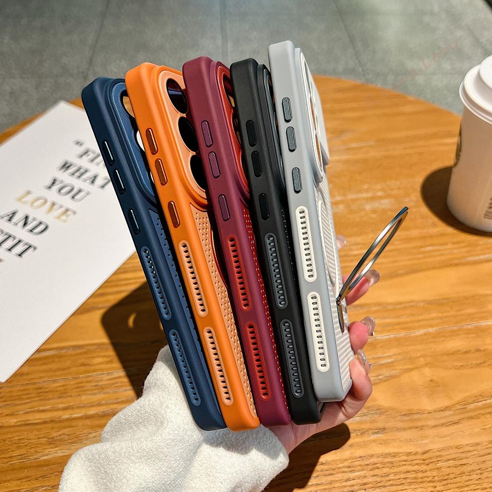 Чехол-подставка с магнитом для отвода тепла для Samsung Galaxy S26 S24 S25 Ultra Magsafe, защита объектива камеры, противоударная крышка