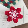 Creative Polar Bear Christmas Hair Clip Snowman Stocking Plush Xmas Barrettes Reindeer Snowflake Santa Claus Hairpin Christmas