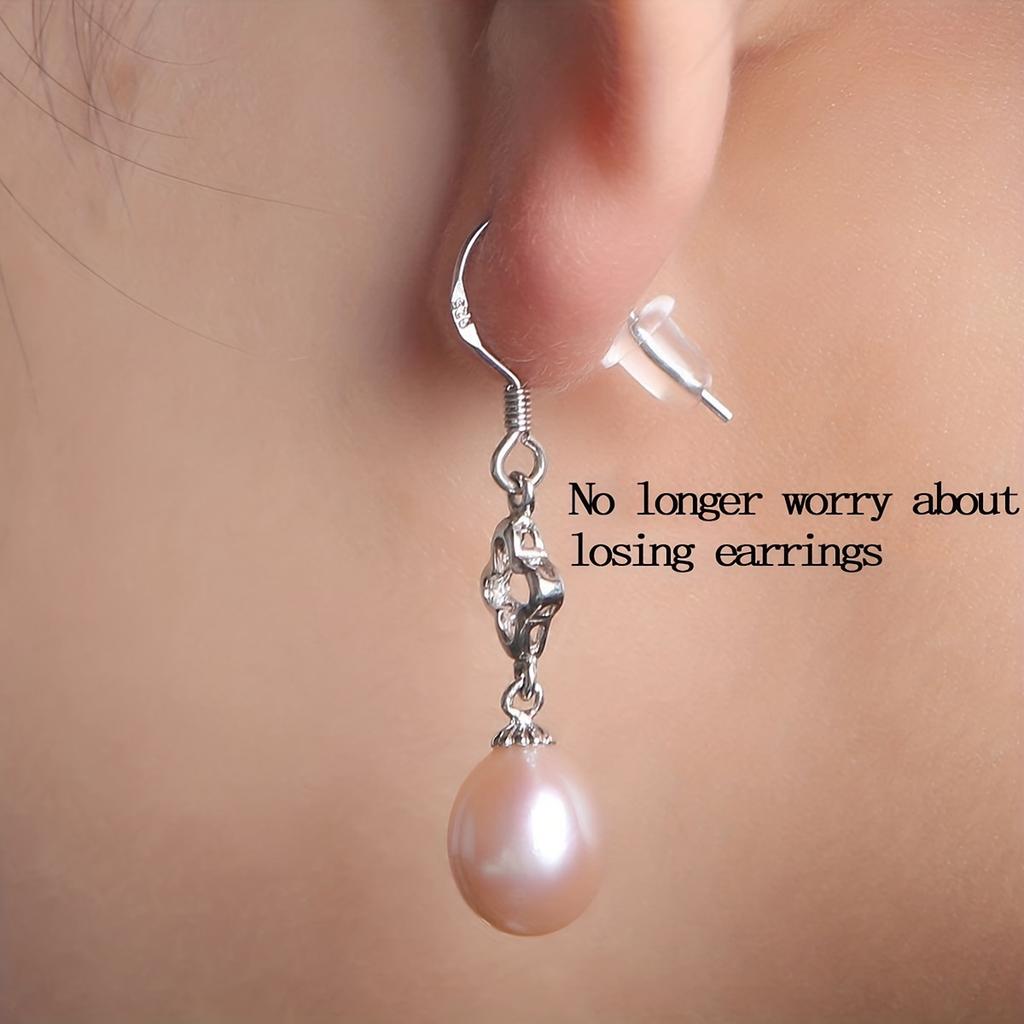 100 шт. DIY Серьги Аксессуары для серег Антисиликоновые Затычки за ухо Премиум Заглушки для серег-гвоздиков