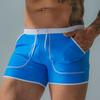 Men's  Fashion Sexy Pocket Swim Trunks Sexy Brand Swimsuit for Men Surfing Swimwear Beach Shorts