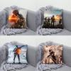 B-Battlefield 6 Наволочки Спальня Гостиная Диван Домашний Декор Полиэстер Наволочка на Подушку с Молнией