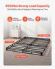 Box Spring, Queen Size Bed Frame with Washable Fabric Cloth, Heavy Duty Metal Frame for Queen Bed, 102 mm Mattress Foundation, 1587.57 kg Max Weight