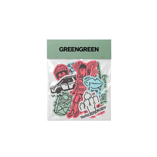 2-й предзаказ Набор наклеек CORTIS GREENGREEN