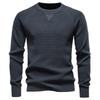 Men's Pullover Sweater Jumper  Knit Crewneck Plain  Neck Vintage
