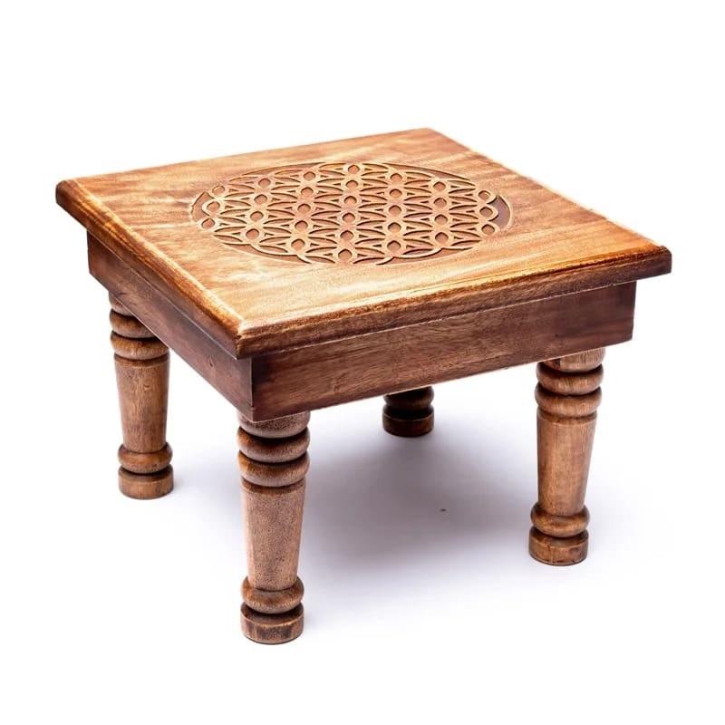 Px14130 wooden side table flower life 30x30x23cm